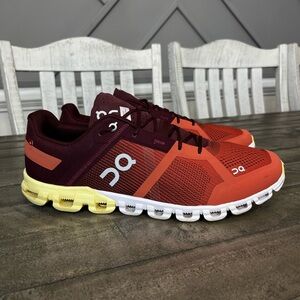 On Men's Running Cloudflow Rust/Limelight Mens Sz 13